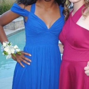 Royal blue homecoming dress